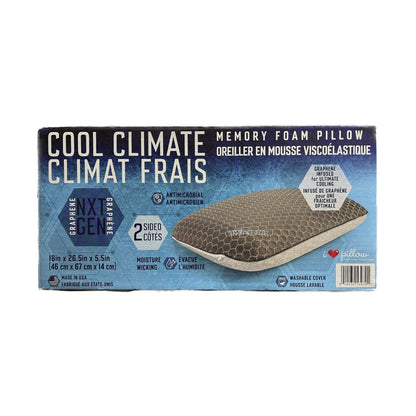 I LOVE PILLOW - Cool Climate Memory Foam Pillow