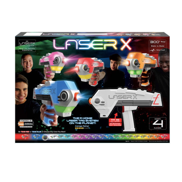 LASER X - Set of 4 Guns – Liquidation125Plus