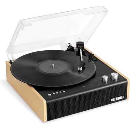 VICTROLA-LECTEUR-ENREGISTREMENT-HYBRIDE-TOURNE-DISQUE-STREAMING-BLUETOOTH-EASTWOOD