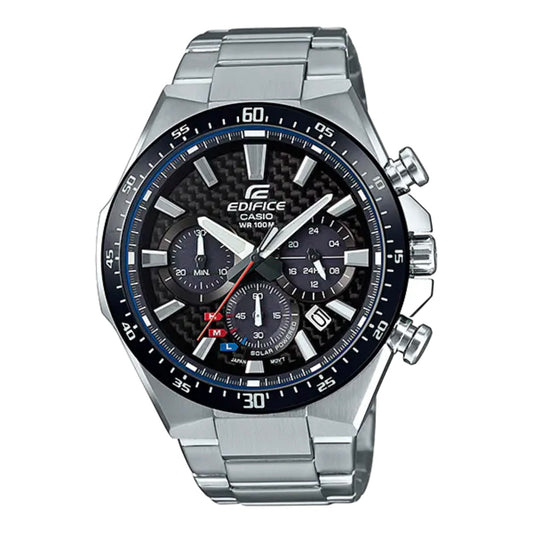 Casio-montre-homme-argent-noir-edifice