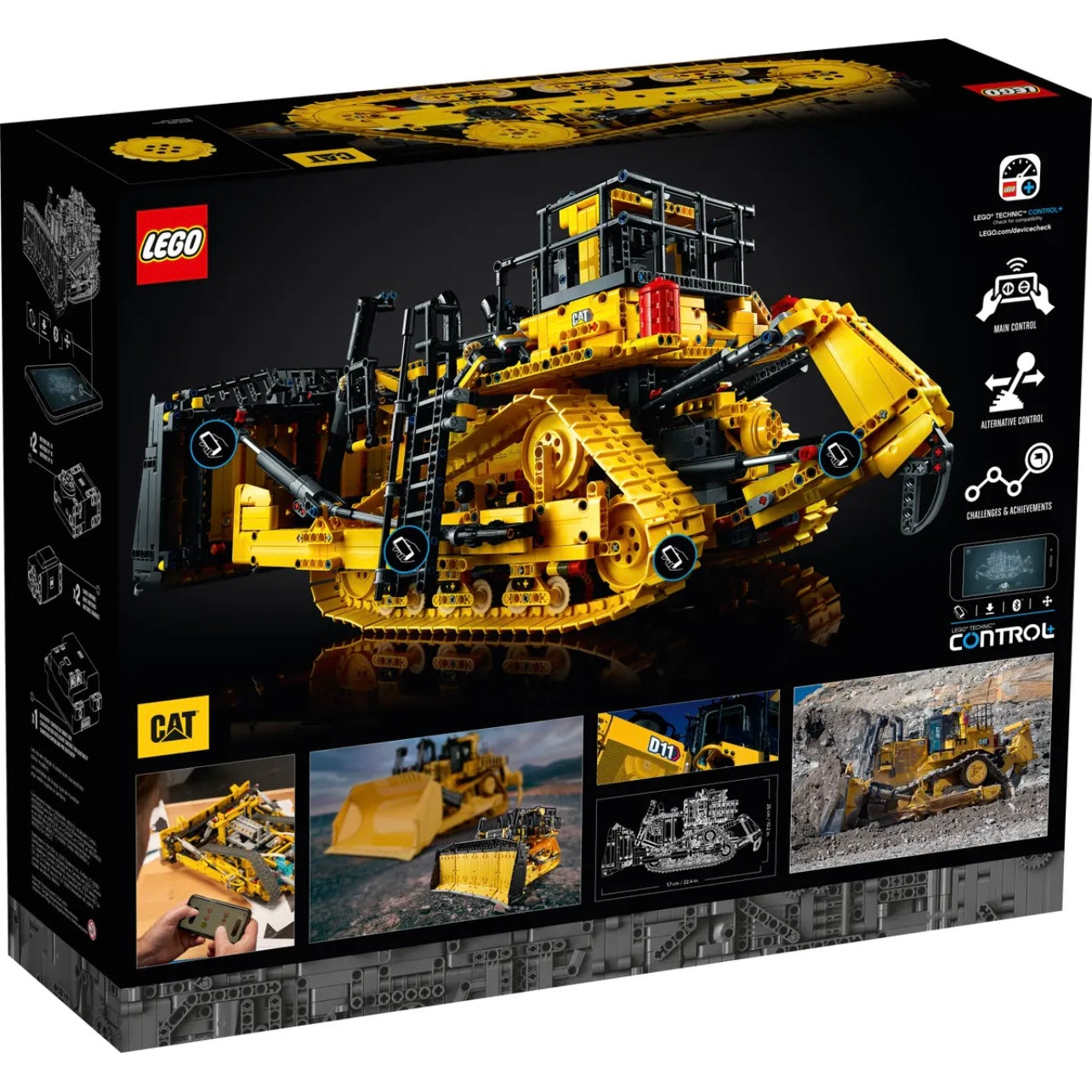 lego-bulldozer-d11-cat-télécommandé-technic-42131-2