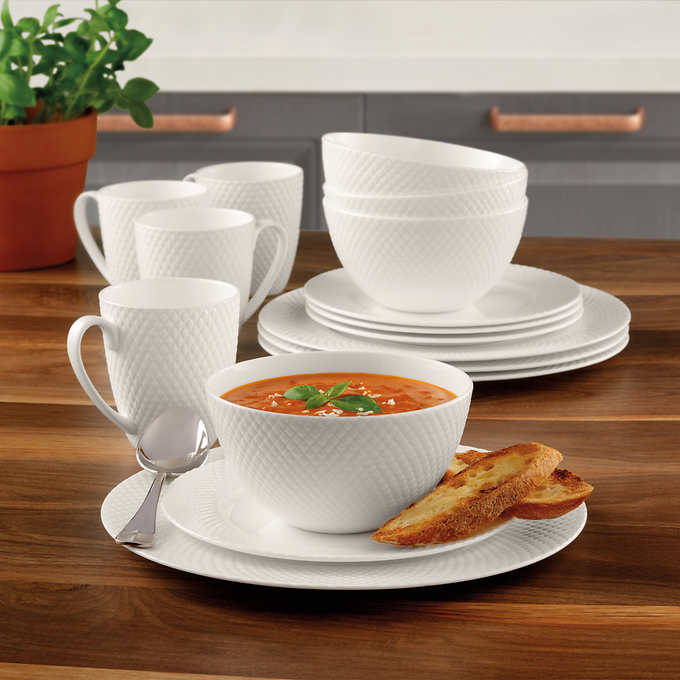 MIKASA-SERVICE-VAISSELLE-16-PIÈCES-HUNTINGTON-DINNERWARE-SET