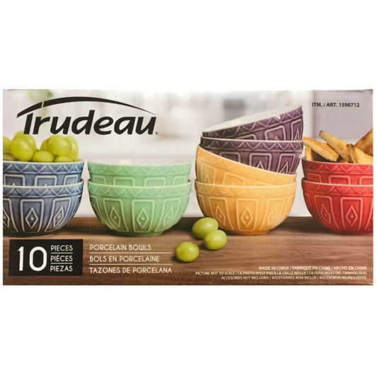 Trudeau-ensemble-10-bols-porcelaine-porcelain-bowls-pieces