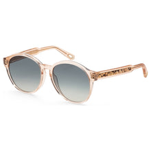 Charger l&#39;image dans la galerie, CHLOÉ-LUNETTE-SOLEIL-FEMME-ROSE-GOLD-TRANSPARENT DORÉ
