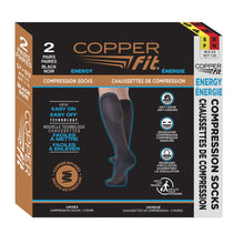 Charger l&#39;image dans la galerie, copper-fit-2-paires-chaussettes-compression-énergie-energy-pairs-socks
