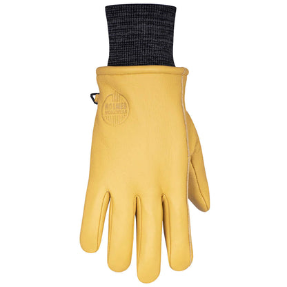 Holmes-workwear-2-paires-gants-hiver-cuir-jaune-3