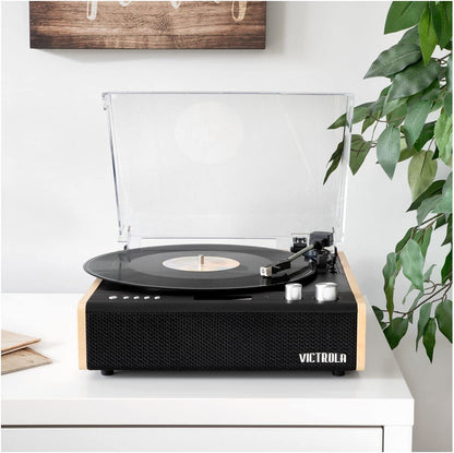 VICTROLA-LECTEUR-ENREGISTREMENT-HYBRIDE-TOURNE-DISQUE-STREAMING-BLUETOOTH-EASTWOOD-2