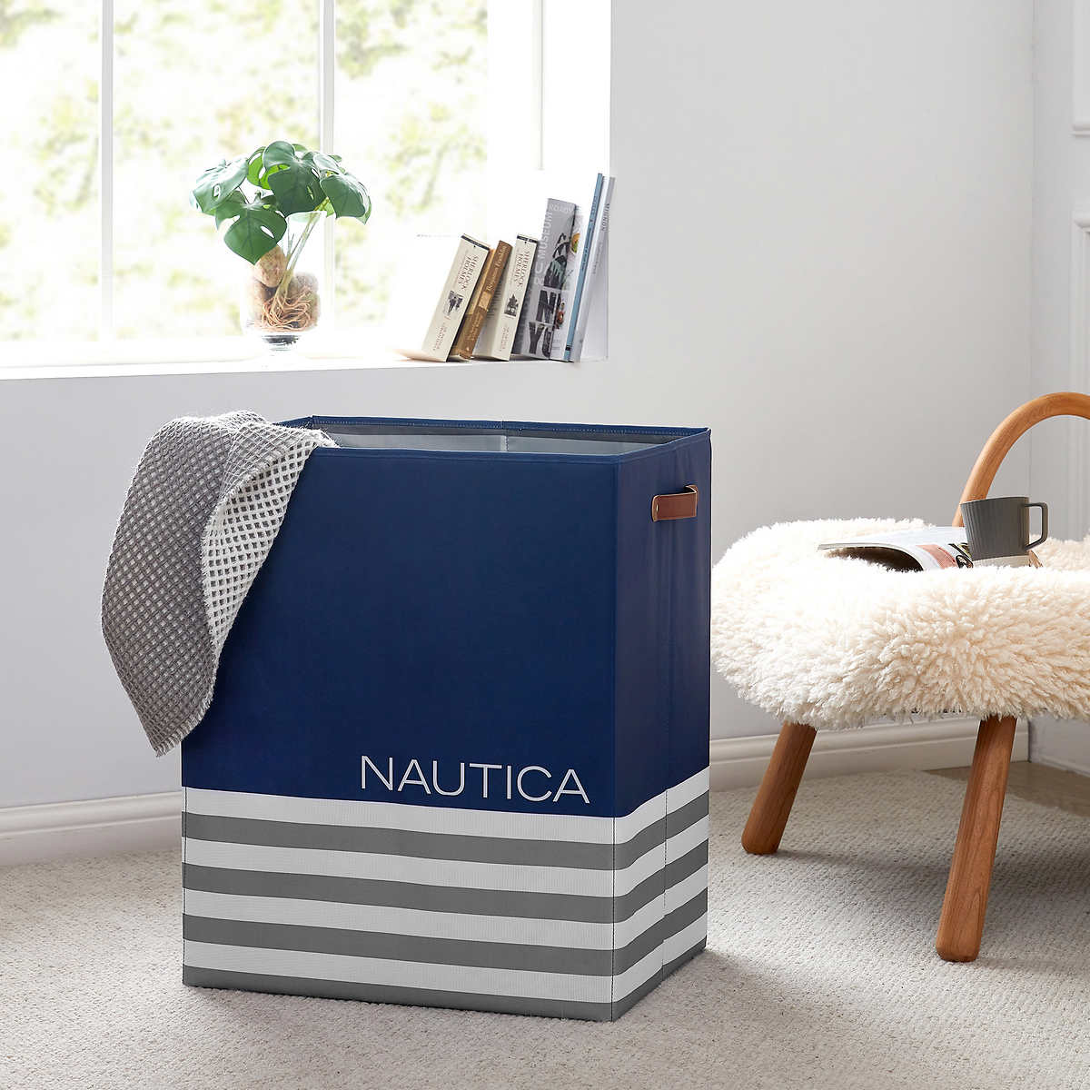 nautica-panier-pliable-foldable-hamper-bleu-gris-blue-grey-4