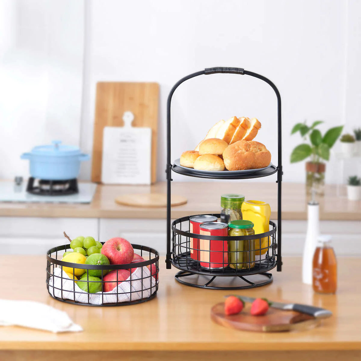 ÉDIFICE-PANIER-ROTATIF-2 ÉTAGES-TIER-ROTATING-BASKET-3