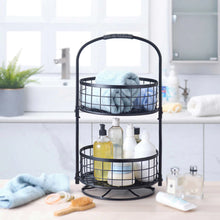 Charger l&#39;image dans la galerie, ÉDIFICE-PANIER-ROTATIF-2 ÉTAGES-TIER-ROTATING-BASKET-4
