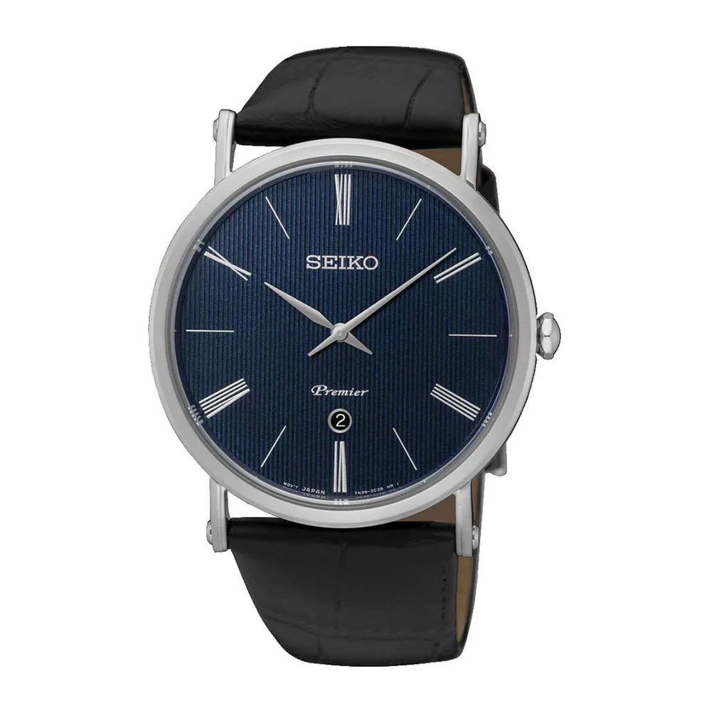 seiko-montre-homme-cuir-noir-bleu