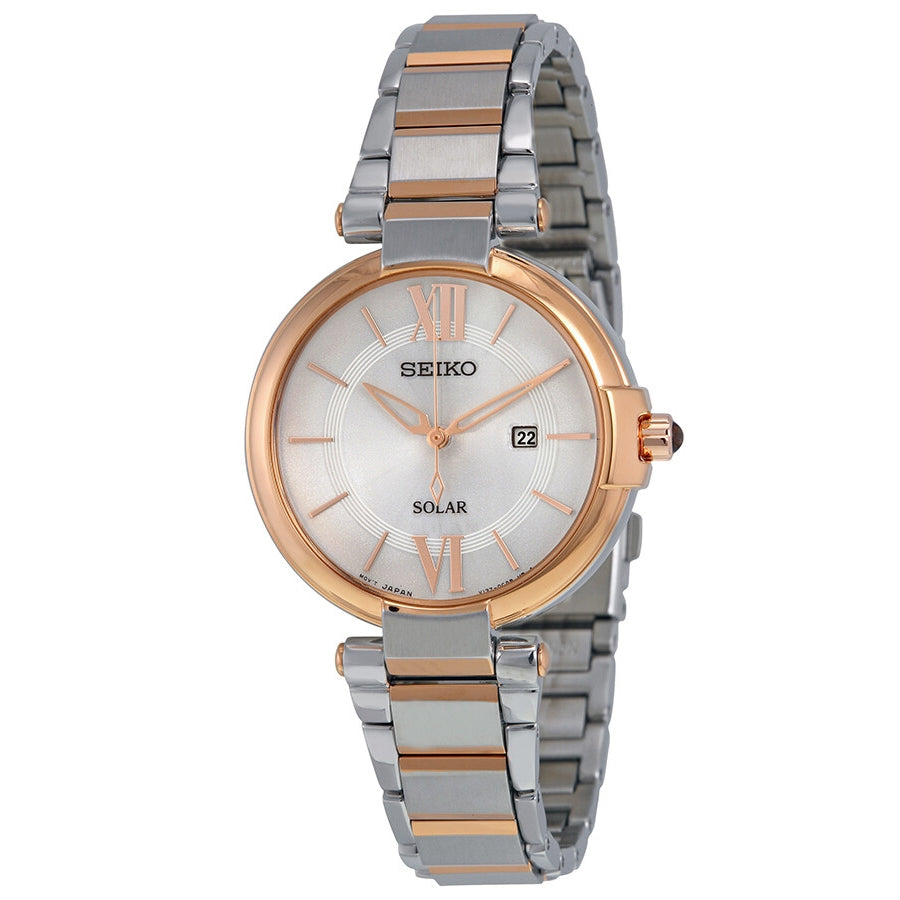 SEIKO-MONTRE-FEMME-ROSE-GOLD-DORÉ-ARGENT