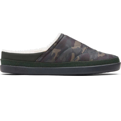 TOMS-PANTOUFLE-SAGE-FEMME-SLIPPERS-MULE-GREEN-CAMO-CAMOUFLAGE-VERT